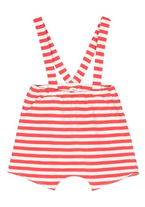 Salopette a righe ZHOE & TOBIAH KIDS | SSF7601 WATERMELON